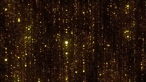 Golden Elegance: Free 4K Stock Video of Glittering Gold Particles
