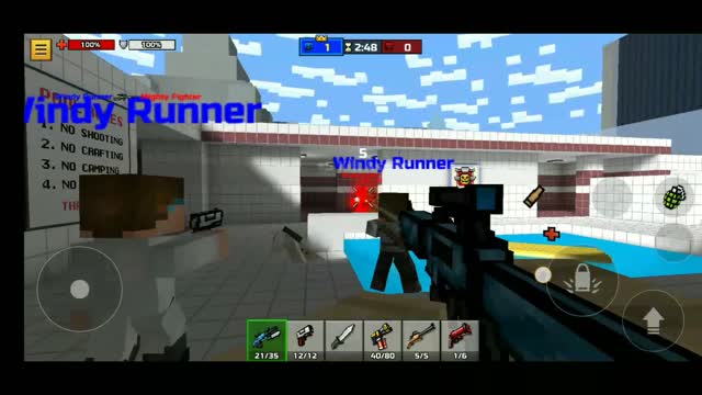 Pixel Gun 3D playing by Bashar Hasan
