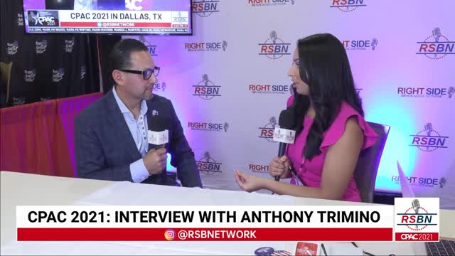 Interview with Anthony Trimino at CPAC 2021 in Dallas 7/10/21