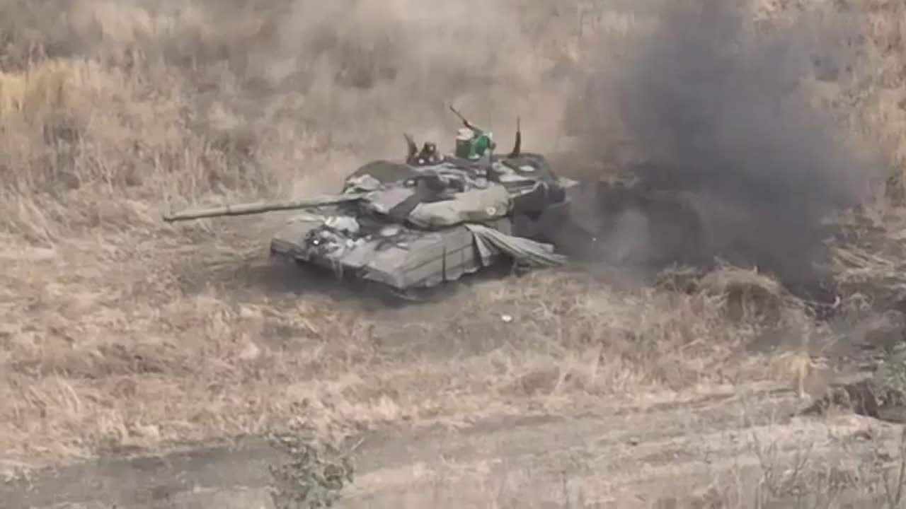 T-90 "Breakthrough" - the moment of destruction