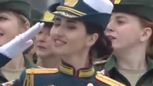 Cute Russian women Army