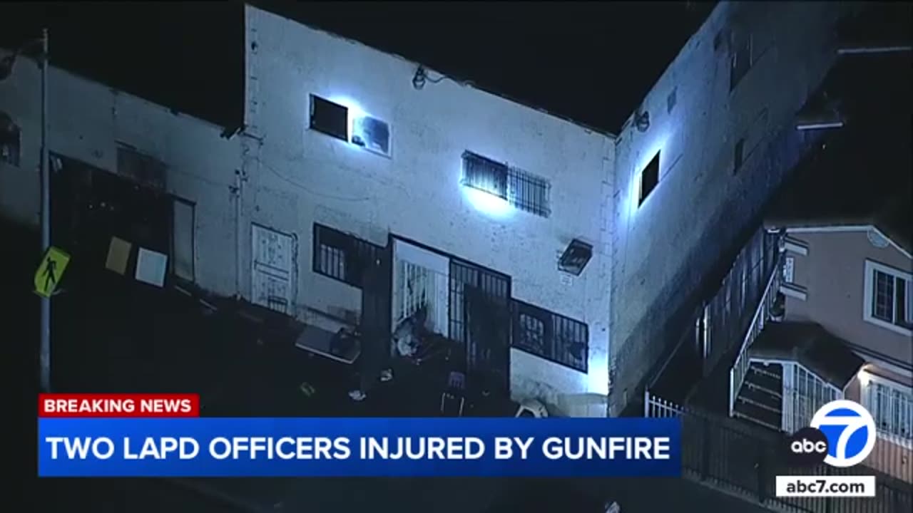 Two police officers injured after shooting in South LA area