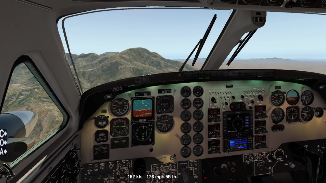 More Beach KingAir C90 time on KRYN - Xplane 11.55 -