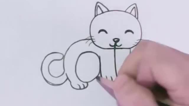 😲😲😲Wordtoons... Turn the word "Cat" into Cartoon cat