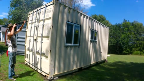 Painting the Container Home