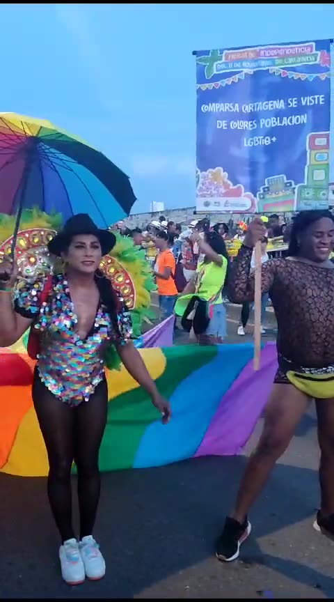 Comunidad Lgbti hace presencia en el Bando