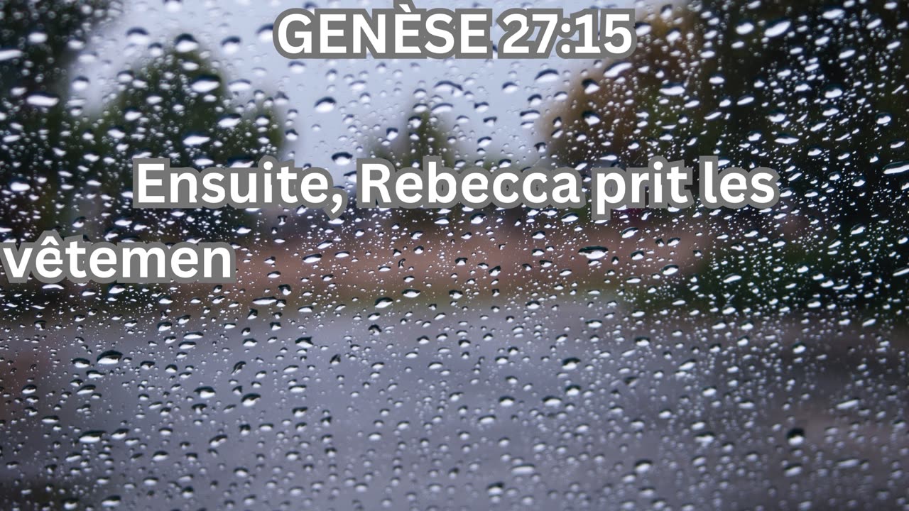 "Jacob vole la bénédiction d'Ésaü"GENÈSE 27:1-46.