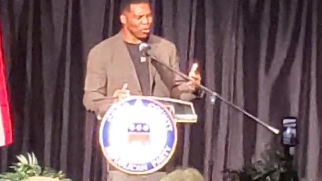 Herschel Walker Speech Cobb County, GA Nov 6, 2021