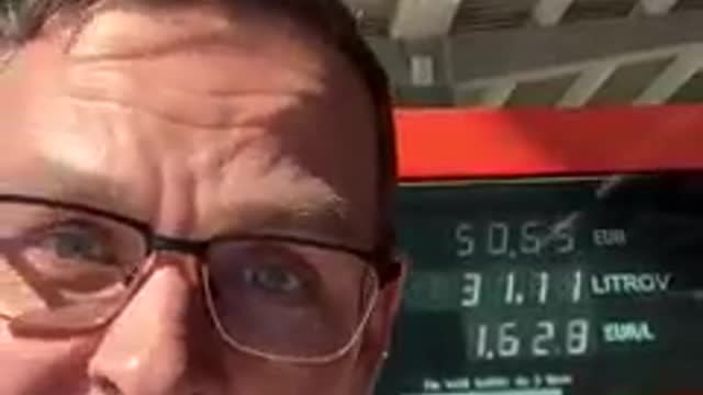 Globalism in action; in the meantime at a Czech petrol station
