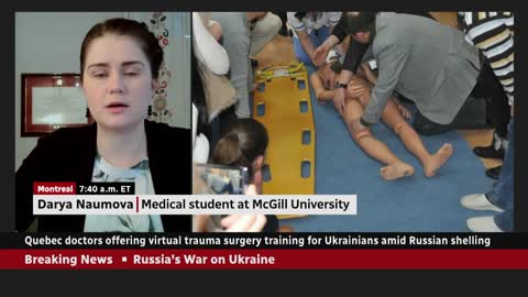 Quebec doctors offering virtual trauma surgery training for Ukrainians