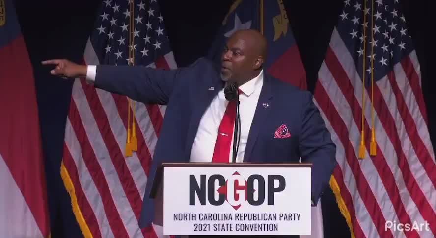 North Carolina Lt. Gov. Mark Robinson at the NCGOP