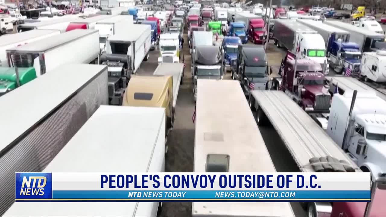 The People's Convoy Outside of DC