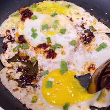 "Spice up your Breakfast with Heavenly Chilli Oil Fried Eggs"