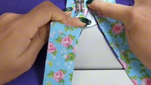 Neck design stitching