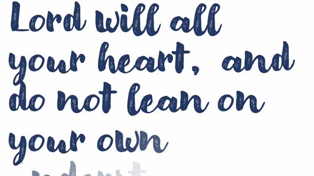 Proverbs 3:5
