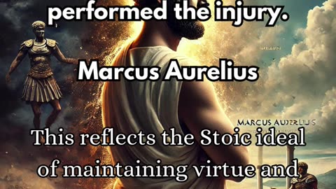 A Visual Reflection on Marcus Aurelius Wisdom