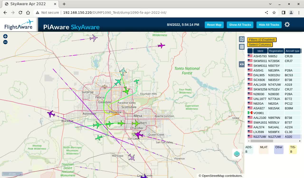 August 3rd - 4th 2022 - time lapsed -