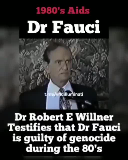 Dr Robert E Willner testifies: Dr Fauci is guilty of genocide.