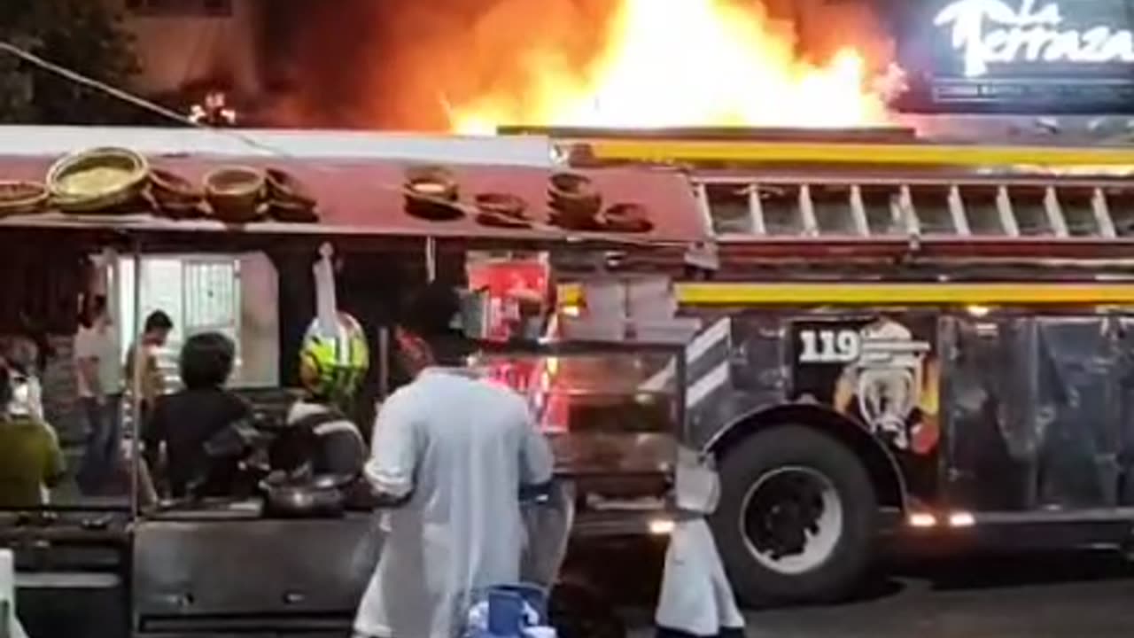 Incendio en Girón