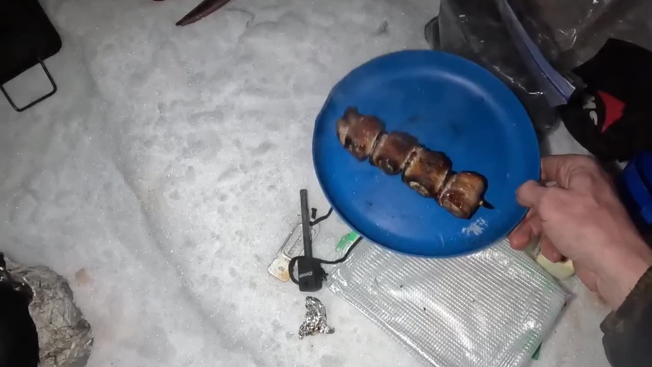 Mouthwatering Bacon Wrapped Chicken Kebabs Recipe with Brownies and Whipped Cream
