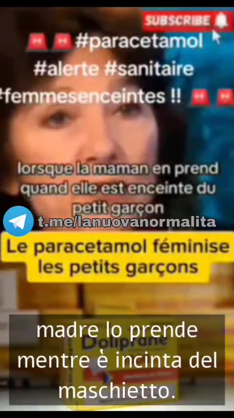 IL PARACETAMOLO FEMMINIZZA / FR SUB-ITA