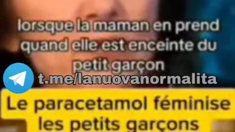 IL PARACETAMOLO FEMMINIZZA / FR SUB-ITA