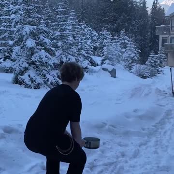 -38 .. we love #canada Making snow