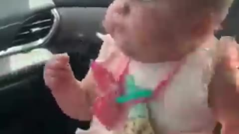 Cute Baby dancing so funny