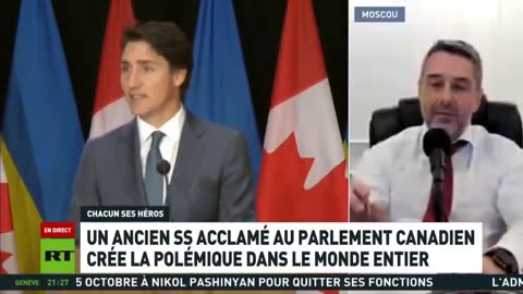 Analyse de RT sur l'acclamation d'un Nazi au parlement fasciste Canadien