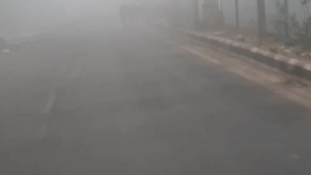 Deadly Fog Video. Riding bike in fog.