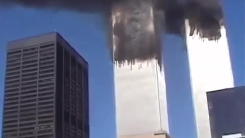 Actual 9/11 twin tower footage: where is the plane?