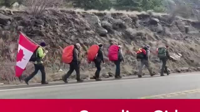 Veteran marching across Canada