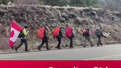 Veteran marching across Canada