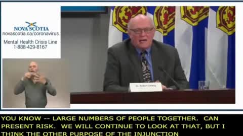 Nova Scotia fear of people gathering to spread information