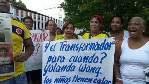 Protesta en colegio