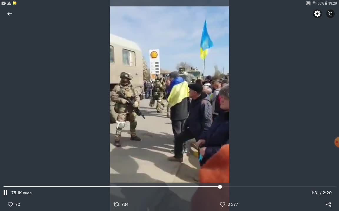 Protests in Kherson