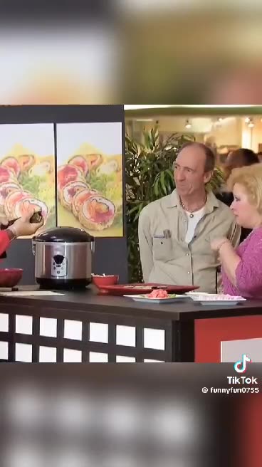 Ruining people's appetite in a sushi restaurant; comedy