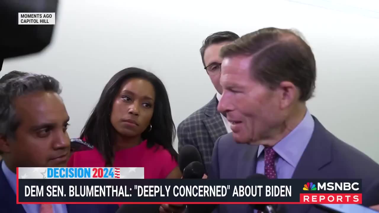 🚨🗣️ DICK BLUMENTHAL: "DEEPLY CONCERNED ABOUT BIDEN WINNING"