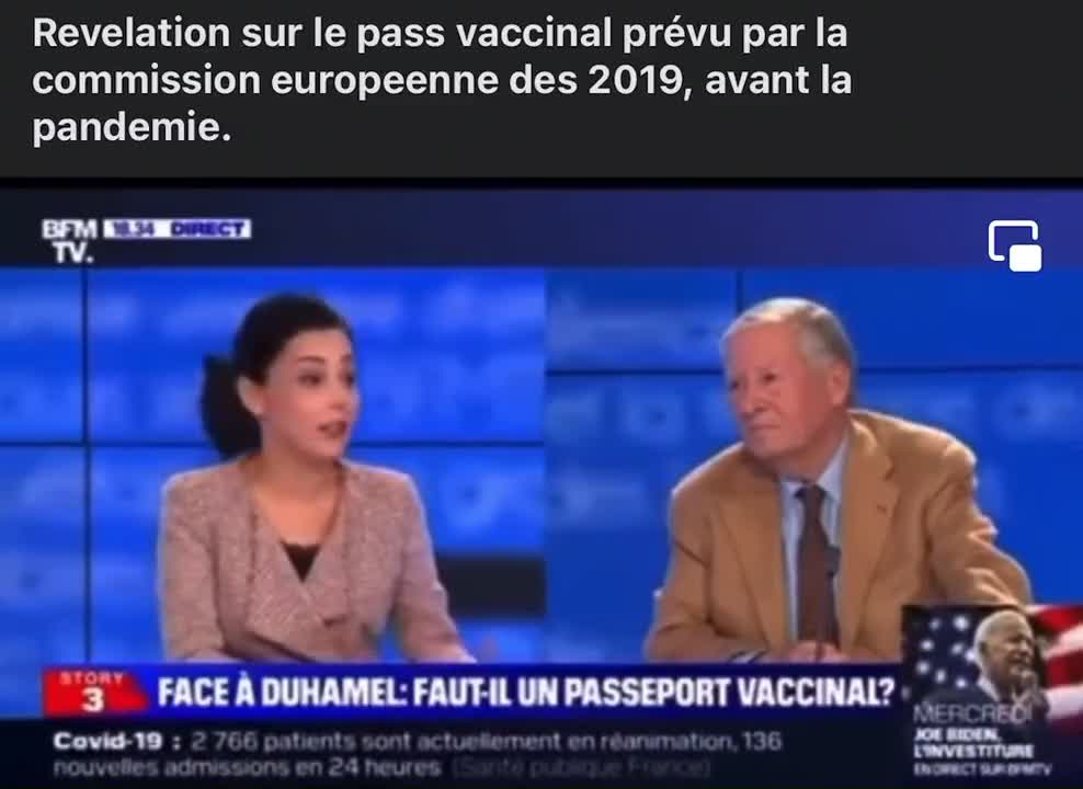 Face à Duhamel: Faut-il un passeport vaccinal ? - 18/01/2021