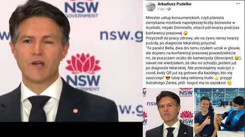 Australijski minister po zaszczepieniu