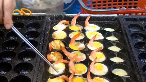 Japan Omelette Shrimp Balls