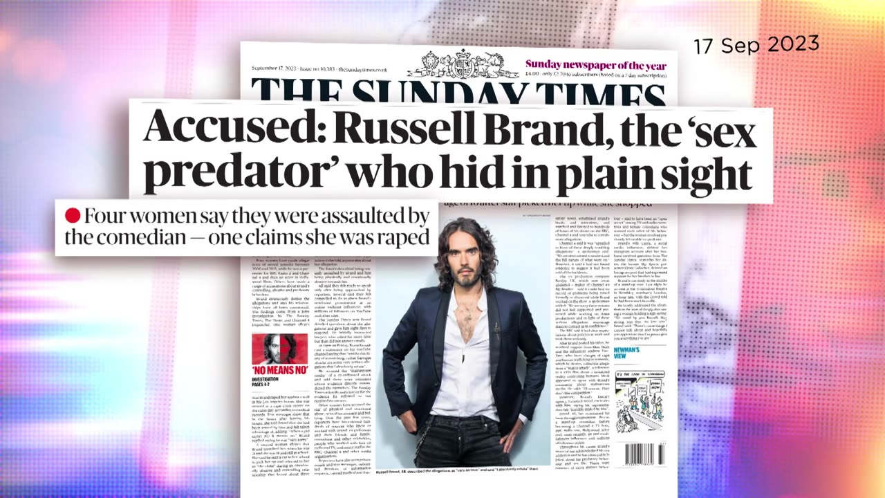 Russell Brand's media reckoning | Media Watch!!
