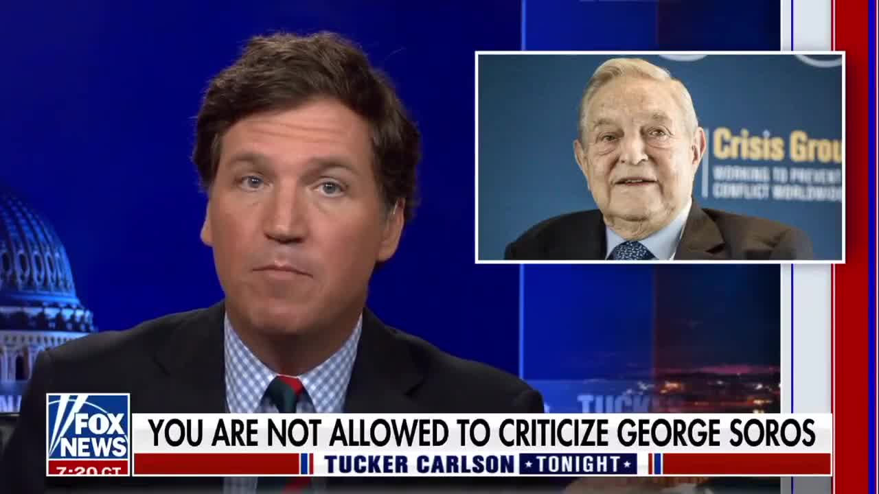 Tucker Carlson Blasts George Soros And The ADL