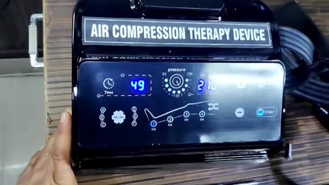 Pneumatic Air Compression Sequential Pressure Therapy DVT Device 4 Chamber Digital