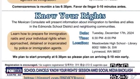 A school district in Washington teamed up with the Mexican Consulate to offer guidance to illegals