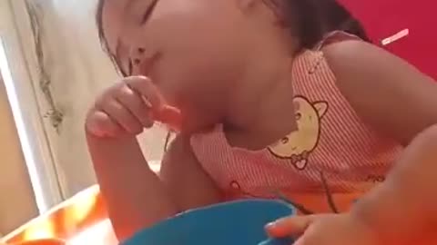 Funny baby lolll