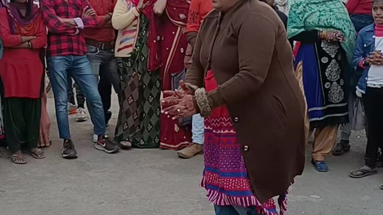 Funny dance in public