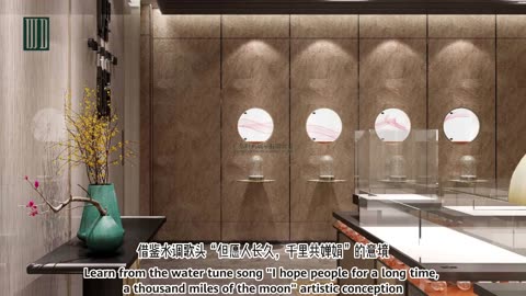 Chinese style high-end jewelry retail store renovation showcase