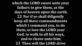 Deuteronomy 11 King James version