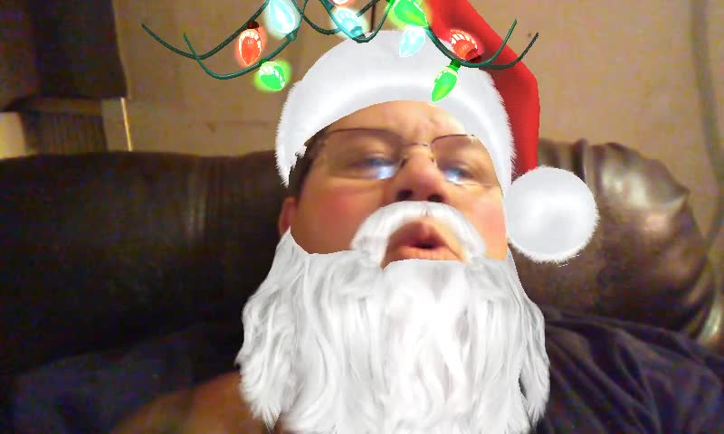 Me as Santa Claus.